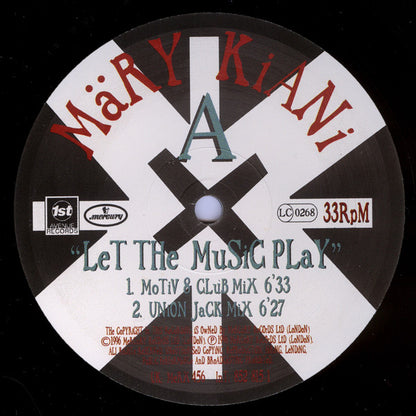 Märy Kiani* : Let The Music Play (12")