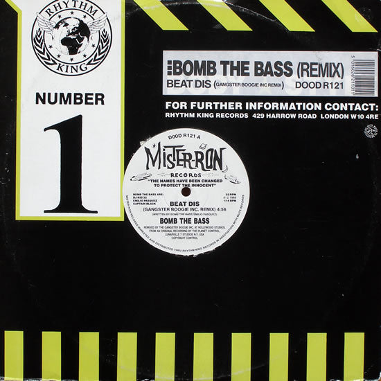 Bomb The Bass : Beat Dis (Remix) (12")
