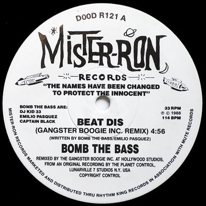 Bomb The Bass : Beat Dis (Remix) (12")