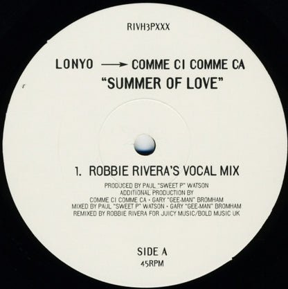 Lonyo → Comme Ci Comme Ca : Summer Of Love (2x12", Maxi, Promo)