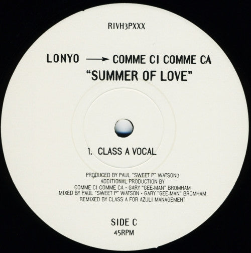 Lonyo → Comme Ci Comme Ca : Summer Of Love (2x12", Maxi, Promo)