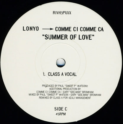 Lonyo → Comme Ci Comme Ca : Summer Of Love (2x12", Maxi, Promo)