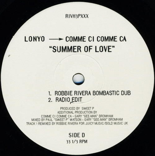 Lonyo → Comme Ci Comme Ca : Summer Of Love (2x12", Maxi, Promo)