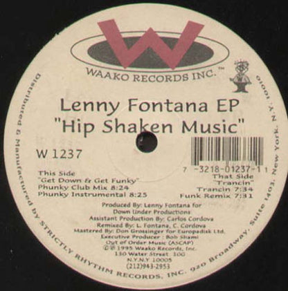 Lenny Fontana : Hip Shaken Music (12", EP)