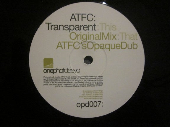 ATFC : Transparent (12")