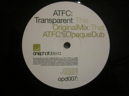 ATFC : Transparent (12")