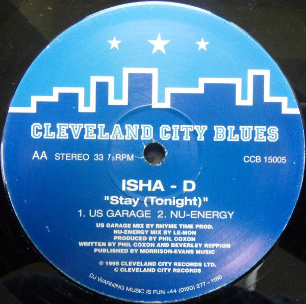 Isha-D : Stay (Tonight) (12")
