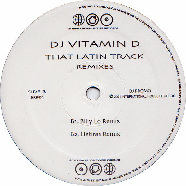 DJ Vitamin D : That Latin Track  (Remixes) (2x12", Promo)