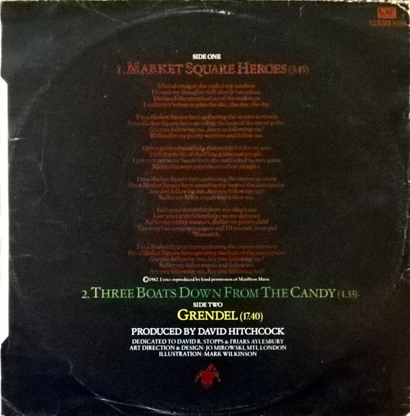 Marillion : Market Square Heroes (12", Single, Cre)