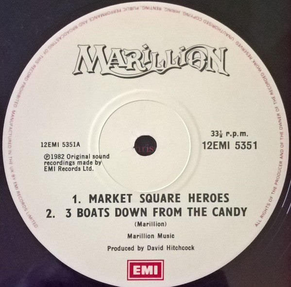 Marillion : Market Square Heroes (12", Single, Cre)