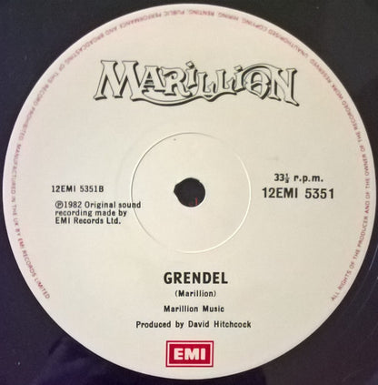 Marillion : Market Square Heroes (12", Single, Cre)