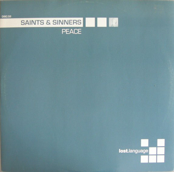 Saints & Sinners : Peace (12", 2/2)