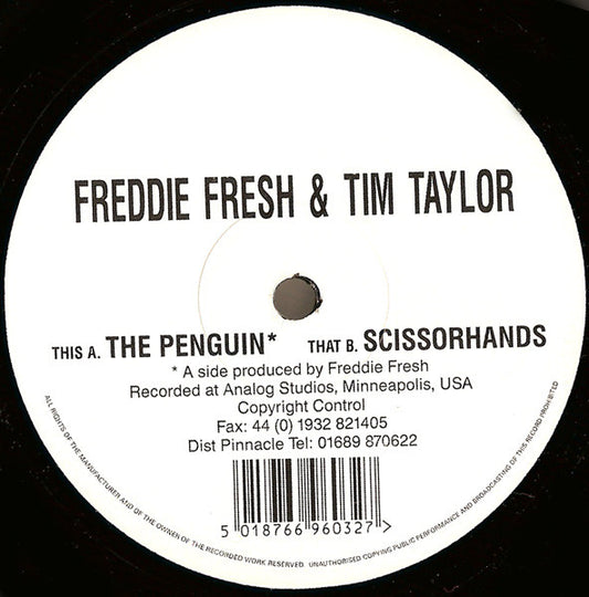 Freddy Fresh & Tim Taylor : The Penguin / Scissorhands (12")