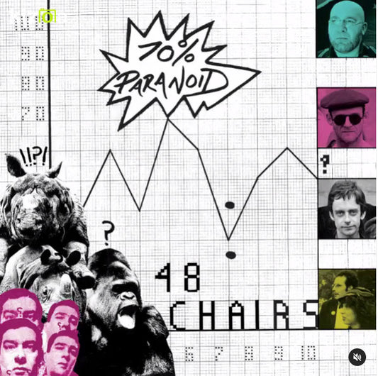 48 Chairs : 70% Paranoid (LP, Album, RE)