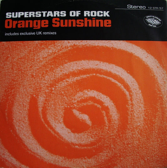 Superstars Of Rock : Orange Sunshine (12")