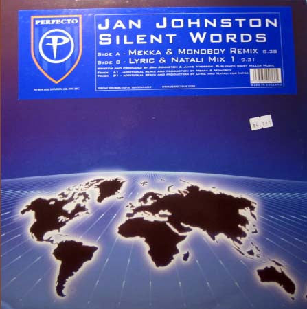 Jan Johnston : Silent Words (12")