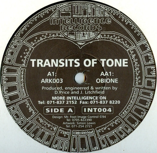 Transits Of Tone : Ark 003 / Obione (12")
