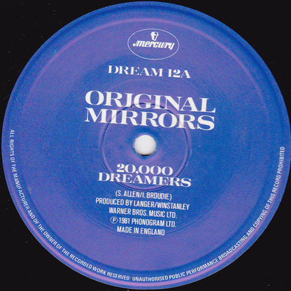 Original Mirrors : 20,000 Dreamers (12")