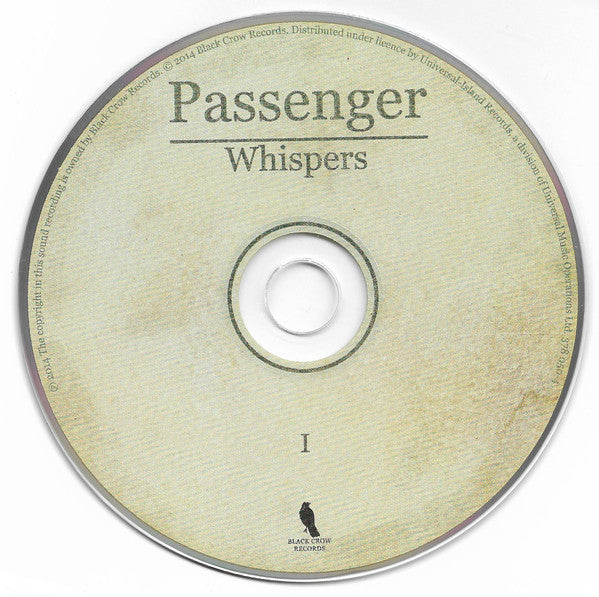 Passenger (10) : Whispers I (CD, Album, Car)