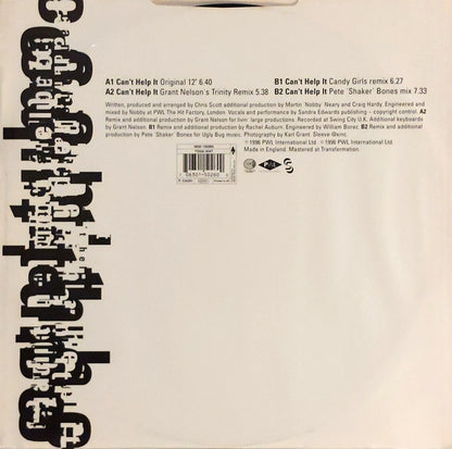 Happy Clappers : Can't Help It (12")