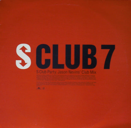 S Club 7 : S Club Party (12", Promo)