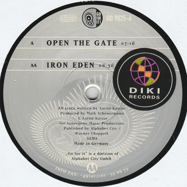 Gate* : Open The Gate / Iron Eden (12")