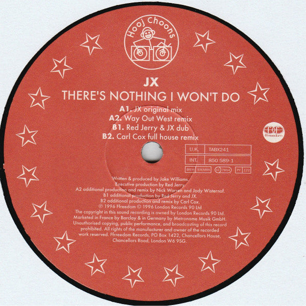 JX : There's Nothing I Won't Do (12")