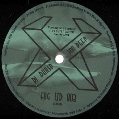 DJ Philip : Too Deep (12", Ltd)