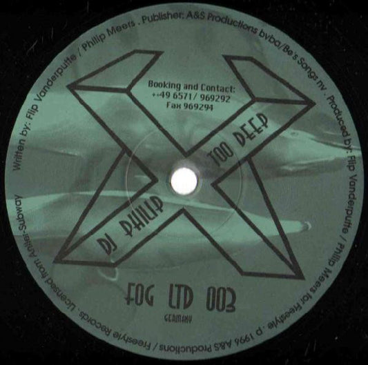 DJ Philip : Too Deep (12", Ltd)