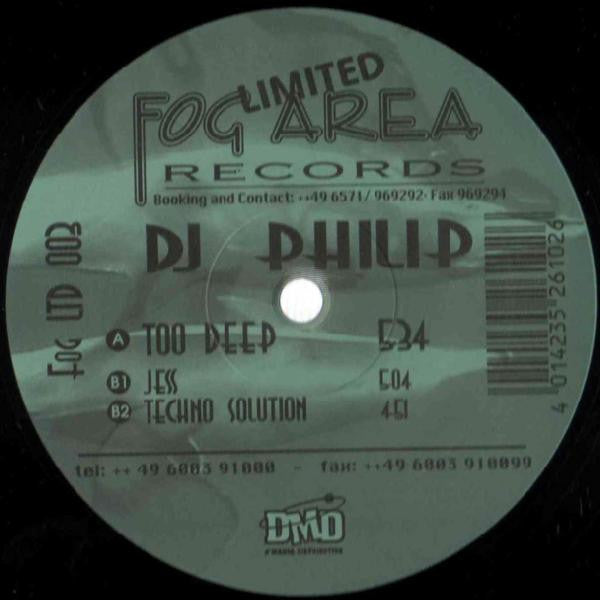 DJ Philip : Too Deep (12", Ltd)