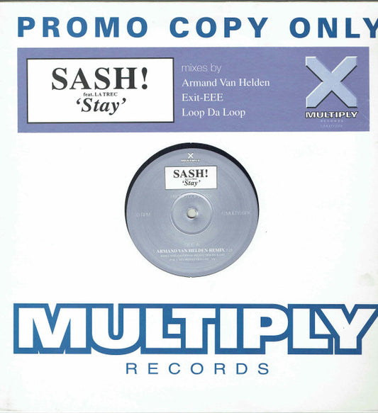 Sash! Feat. La Trec : Stay (12", Promo)