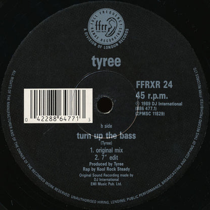 Tyree* : Turn Up The Bass (Remix) (12")