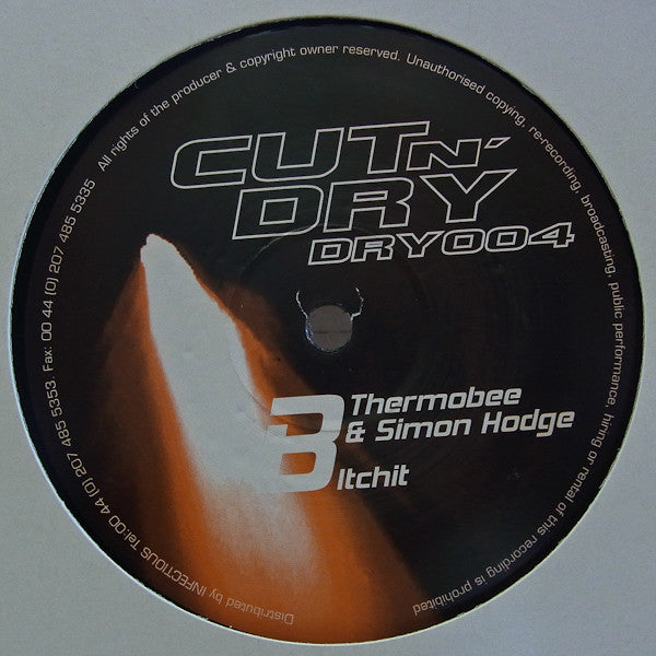 Thermobee, The Teaser & Simon Hodge : Itchit (12")