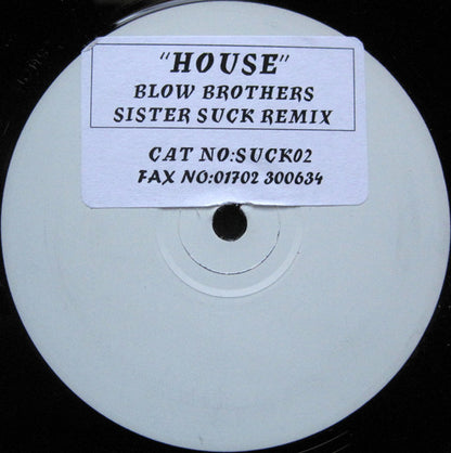 Blow Brothers : House (Sister Suck Remix) (12", S/Sided, W/Lbl, Sti)