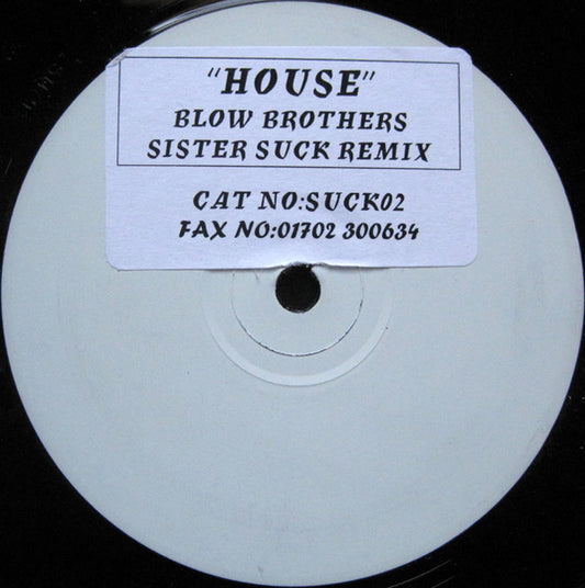 Blow Brothers : House (Sister Suck Remix) (12", S/Sided, W/Lbl, Sti)