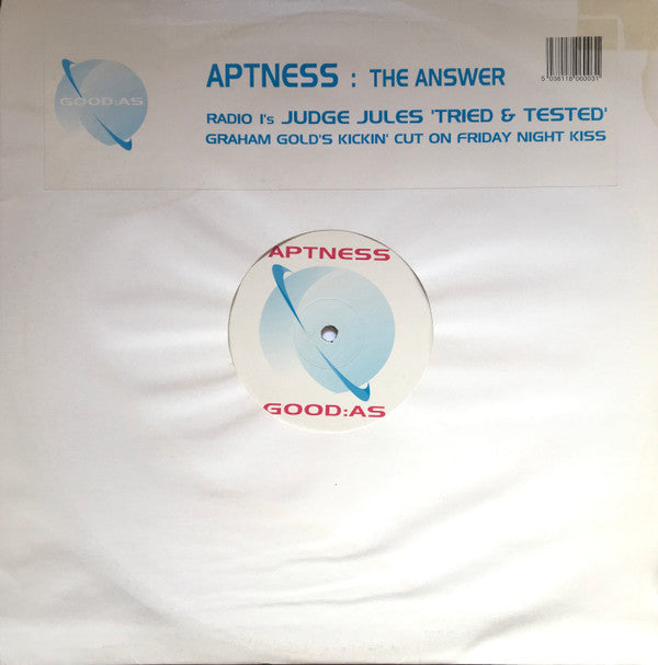 Aptness : The Answer (12")