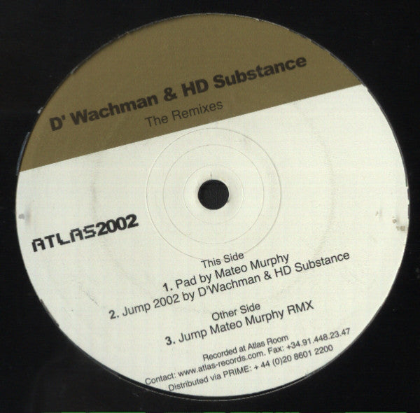 D'Wachman & HD Substance : The Remixes (12")