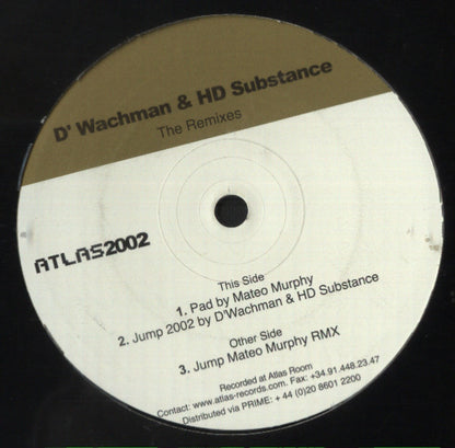 D'Wachman & HD Substance : The Remixes (12")