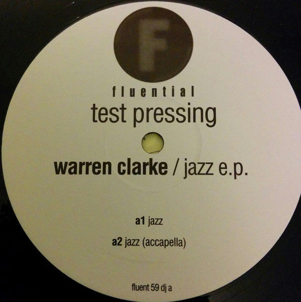 Warren Clarke : Jazz E.P. (12", TP)