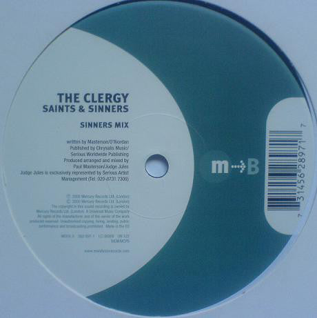 The Clergy : Saints & Sinners (12")