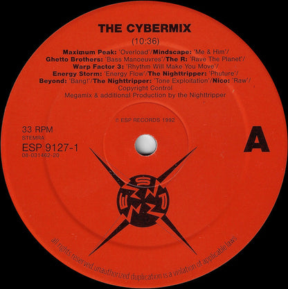 Various : Cybermix (Megamixed By The Nighttripper) (12", Mixed)