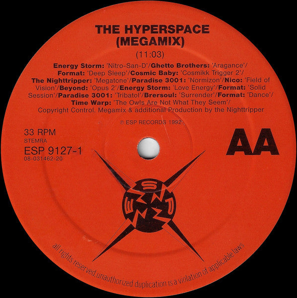 Various : Cybermix (Megamixed By The Nighttripper) (12", Mixed)