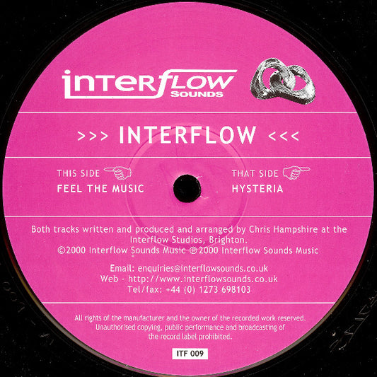 Interflow : Feel The Music / Hysteria (12")