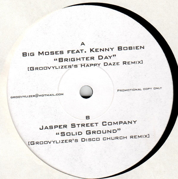 Big Moses Feat. Kenny Bobien / Jasper Street Company* : Brighter Day / Solid Ground (12", Unofficial)