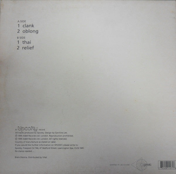 Spooky : Clank EP (12", EP)