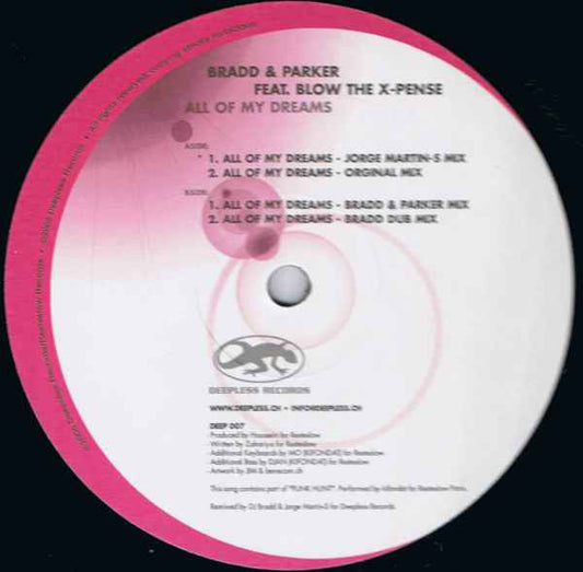 Bradd & Parker : All Of My Dreams (12")