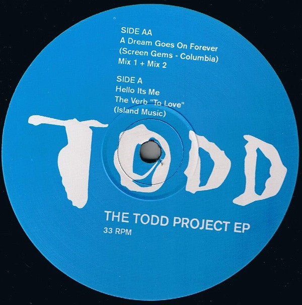 The Todd Project : The Todd Project EP Volume One (12", EP)