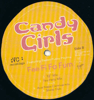 Candy Girls Featuring Sweet Pussy Pauline : Fee Fi Fo Fum (12", Single)