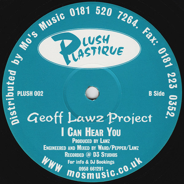 Geoff Lawz Project : I Can Hear You (12")