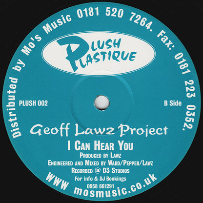 Geoff Lawz Project : I Can Hear You (12")
